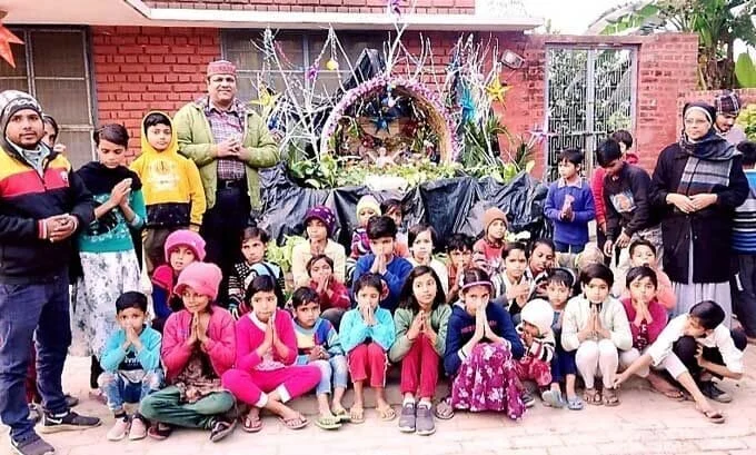 जनपद बागपत के बाघु गांव,सिस्टर आनसी,क्रसमस का त्यौहार,क्रिसमस का त्यौहार मनाया गया,बागपत सामाचार,