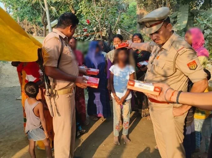 थानाध्यक्ष मिश्रौलिया बृजेश सिंह,थाना मिश्रौलिया, प्रकाश पर्व दीपावली,
